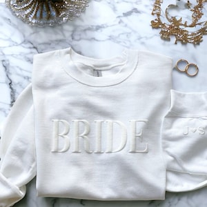 Customized Sweatshirt for Engagements Bridal Showers Gift  Future Mrs Gift Celebrate Love with Initial Heart Sleeve Mothers Day Gift