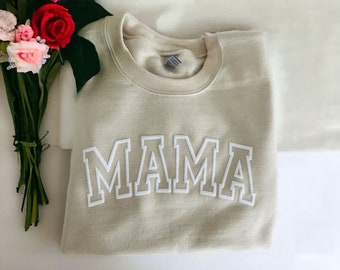 Aangepaste Mama Sweatshirt met kindernamen Gepersonaliseerd Moederdagcadeau - Moeder Trui Verjaardagscadeau voor haar nieuwe moeder Aangepaste sweatshirt