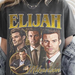 Elijah Mikaelson Vintage 90s T-shirt, Elijah Mikaelson Sweatshirt, Vampire Graphic Tee For Man And Women Unisex Shirt