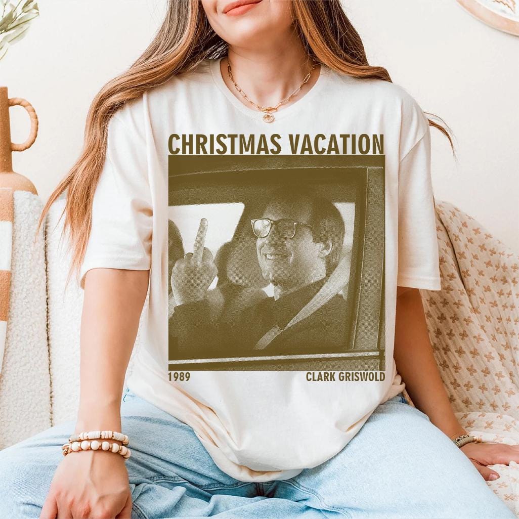 T-shirt De Noël Clark Griswold - Film, Citation, Coton, Neuf Avec étiquettes