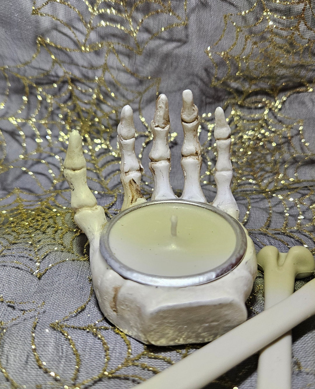 Skeleton Hand Tea Skeleton Hand Tea Light Candles - Etsy