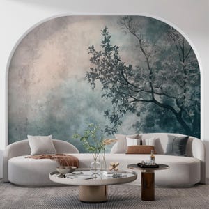 Forest Dreamscape Wallpaper – Serene Nature Mural for Home Décor