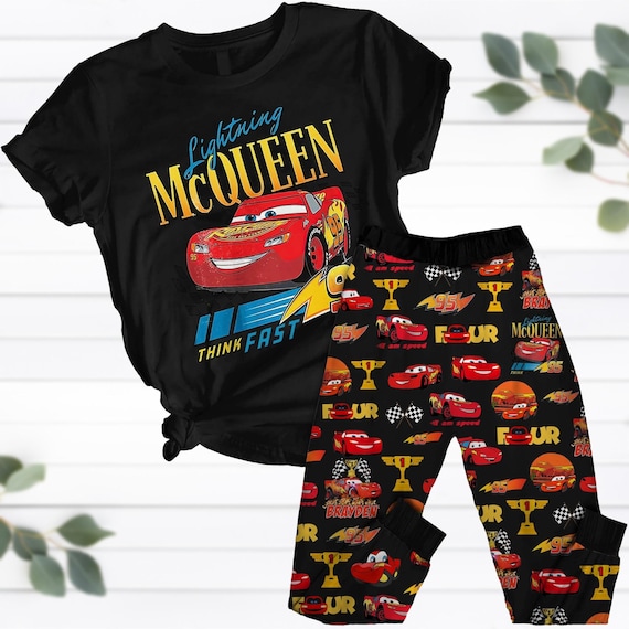 Pixar Cars Adult Disney Christmas Pajamas Disney Men's Cars