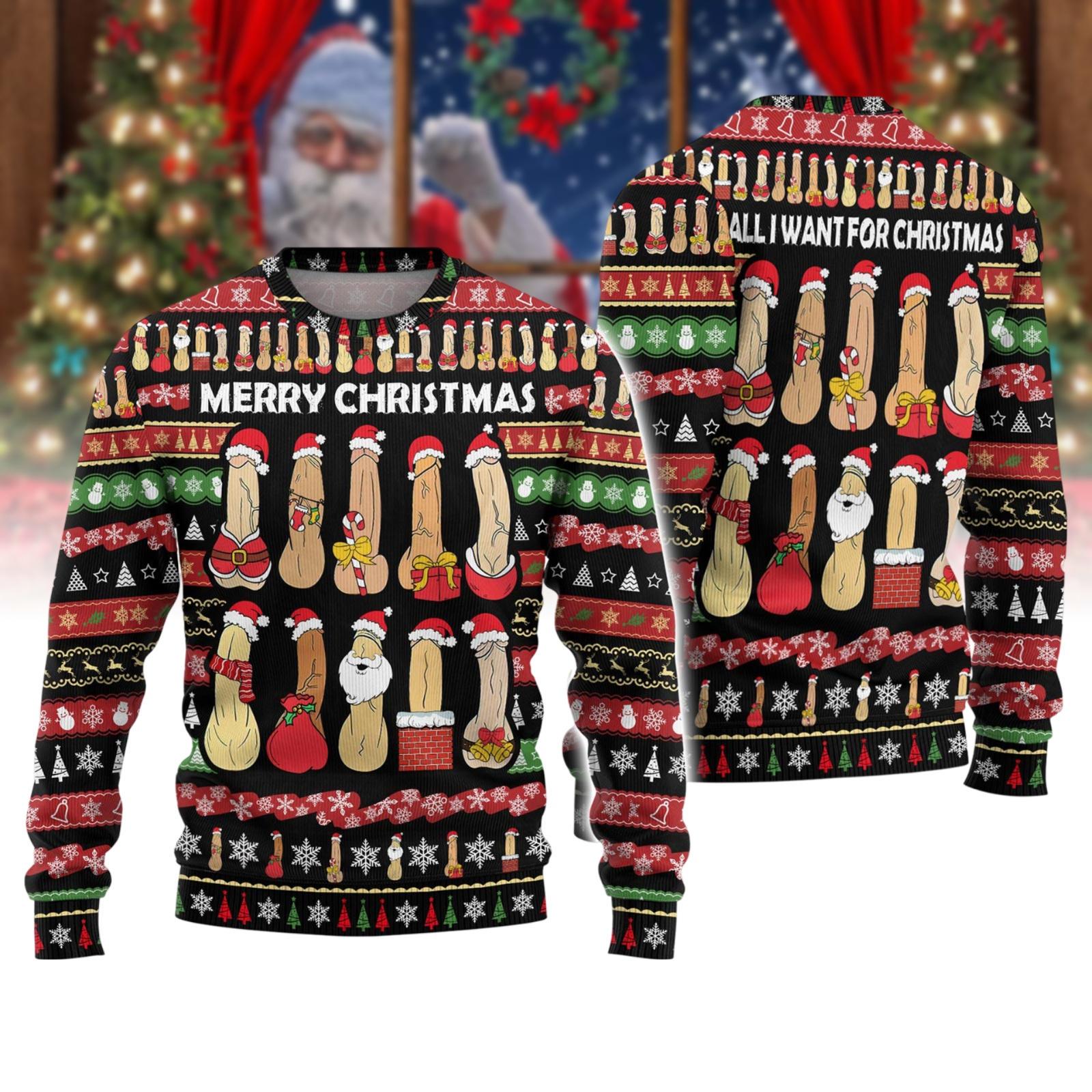 Suéter Feo De Navidad Para Hombre Y Mujer - Jersey Divertido Con Motivos Navideños - Ideal Para Fiestas Y Reuniones Familiares