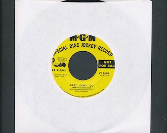 MARVIN RAINWATER C&W 45 rpm Record- Baby Don't Go- 1958 DJ Orig.