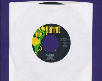 THEM 45 rpm Record- Gloria / Baby Please Don't Go- 1964 BRIT  INVASION