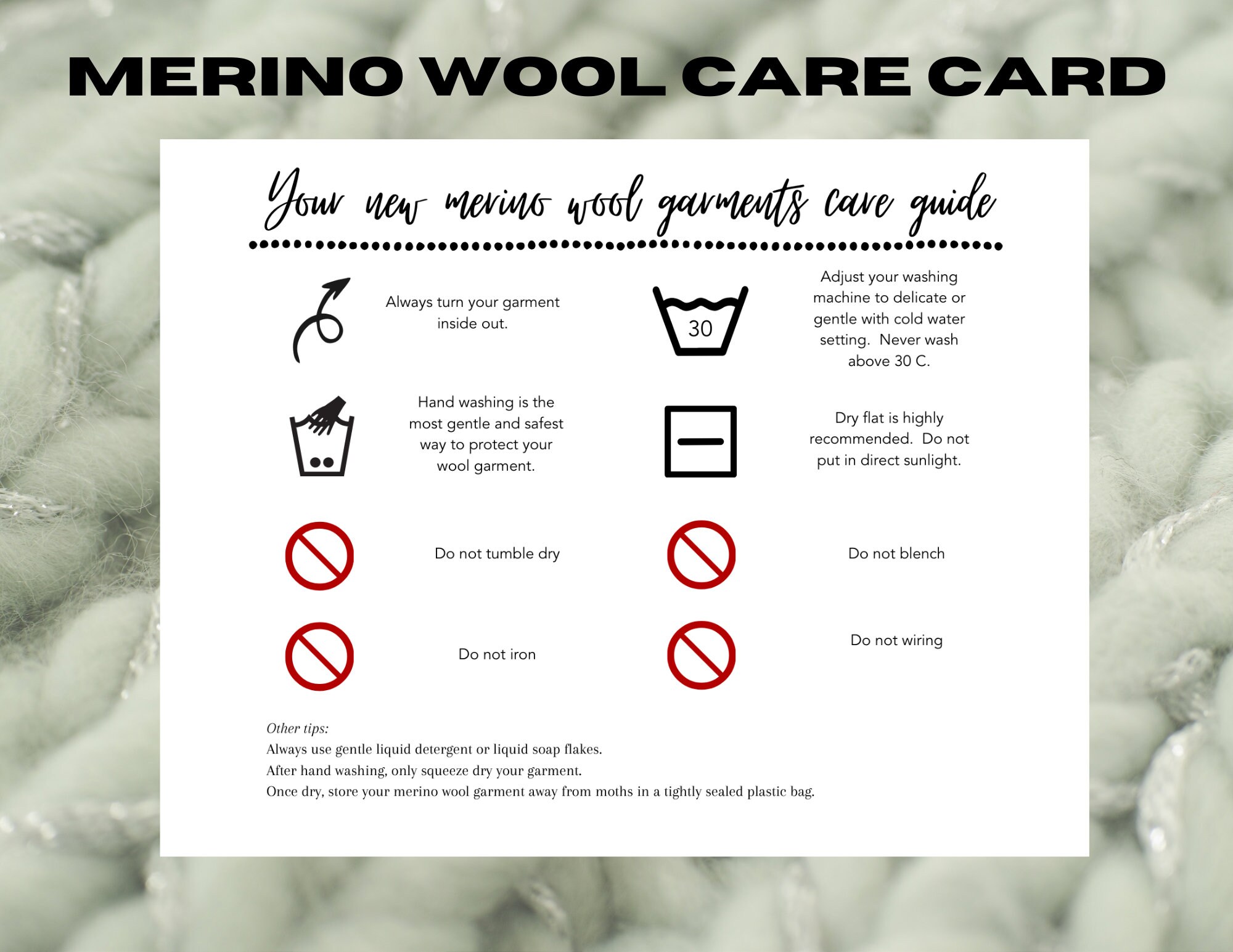 The Ultimate Guide To Caring For Your Glazed Wool Garments - f3tzdsy
