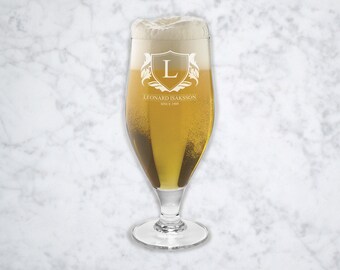 Personalized Engraved Beer Glass | Cervoise | 50 cl | Beer Glass with engraving | Three different design options | Gravyrbutiken.se