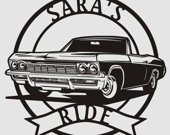 Chevy Impala Parking Sign, Chevy Impala, Impala Sign, Impala Gift