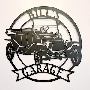 Ford Model T 1914 Wall Art, Mustang Garage, 1914 Model T, Model T Decor, Model T Accessories, Model T Gift, Model T Accessories