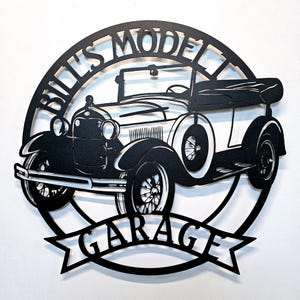 Ford Model T 1929 Wall Art, Mustang Garage, 1929 Model T, Model T Decor, Model T Accessories, Model T Gift, Model T Accessories