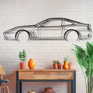 Custom Metal Wall Art, Car Garage Wall Sign, Racing Automobile Decor, Car Lovers Men Gift, 550 Maranello Detailed