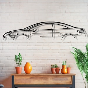 407 Coupe Metal  Wall Art, Car Garage Wall Sign, Racing Automobile Decor, Car Lovers Men Gift