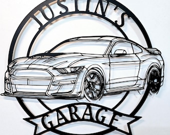 Shelby GT500 Wall Art, Shelby, Mustang Garage, Mustang Shelby, Mustang Decor, Mustang Accessories, GT500 Garage, Mustang Gifts, GT 500