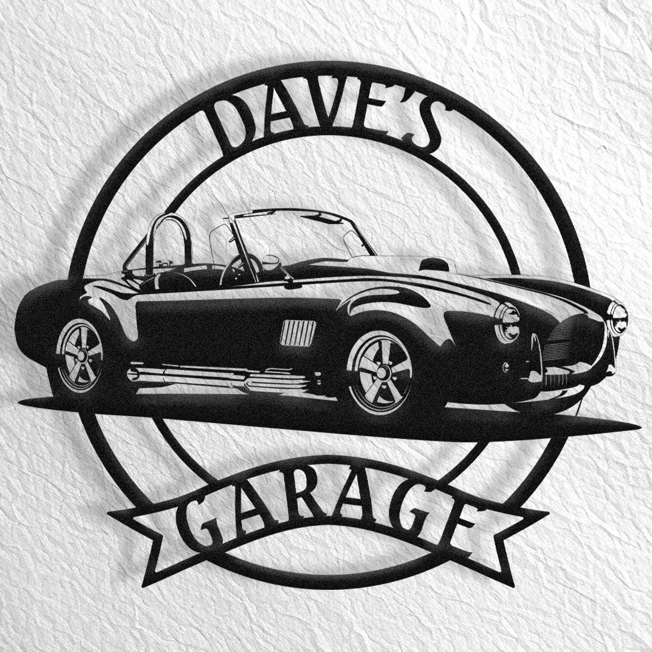 1967 427 Cobra Metal Sign, Cobra Garage, Shelby Cobra,shelby Garage ...