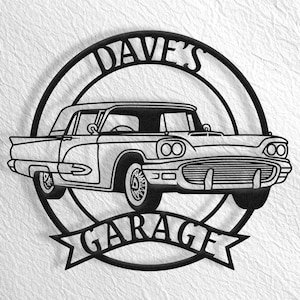 1959 Ford Thunderbird Hardtop Wall Art, Thunderbird Garage, Hardtop 1959, Thunderbird Accessories, Thunderbird Gift, 59 Thunderbird Hardtop