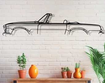 Mercedes SL Pagoda Metal Wall Art, Mercedes Garage Wall Sign, Mercedes Garage, Mercedes SL Pagoda Accessories, Mercedes gifts