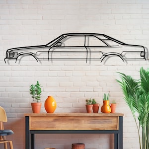 500 Sec Coupe Metal Wall Art, Car Garage Wall Sign, Racing Automobile Decor, Car Lovers Men Gift, Mercedes Garage