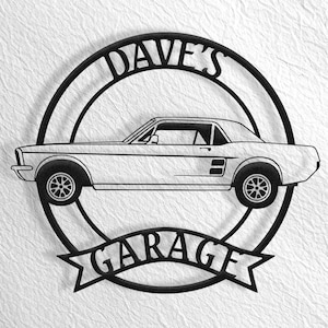 1967 Ford Mustang Coupe Wall Art, Mustang Garage, Mustang 1967, Mustang Decor, Mustang Accessories, 67 Mustang, Mustang Gift, 1967 ford