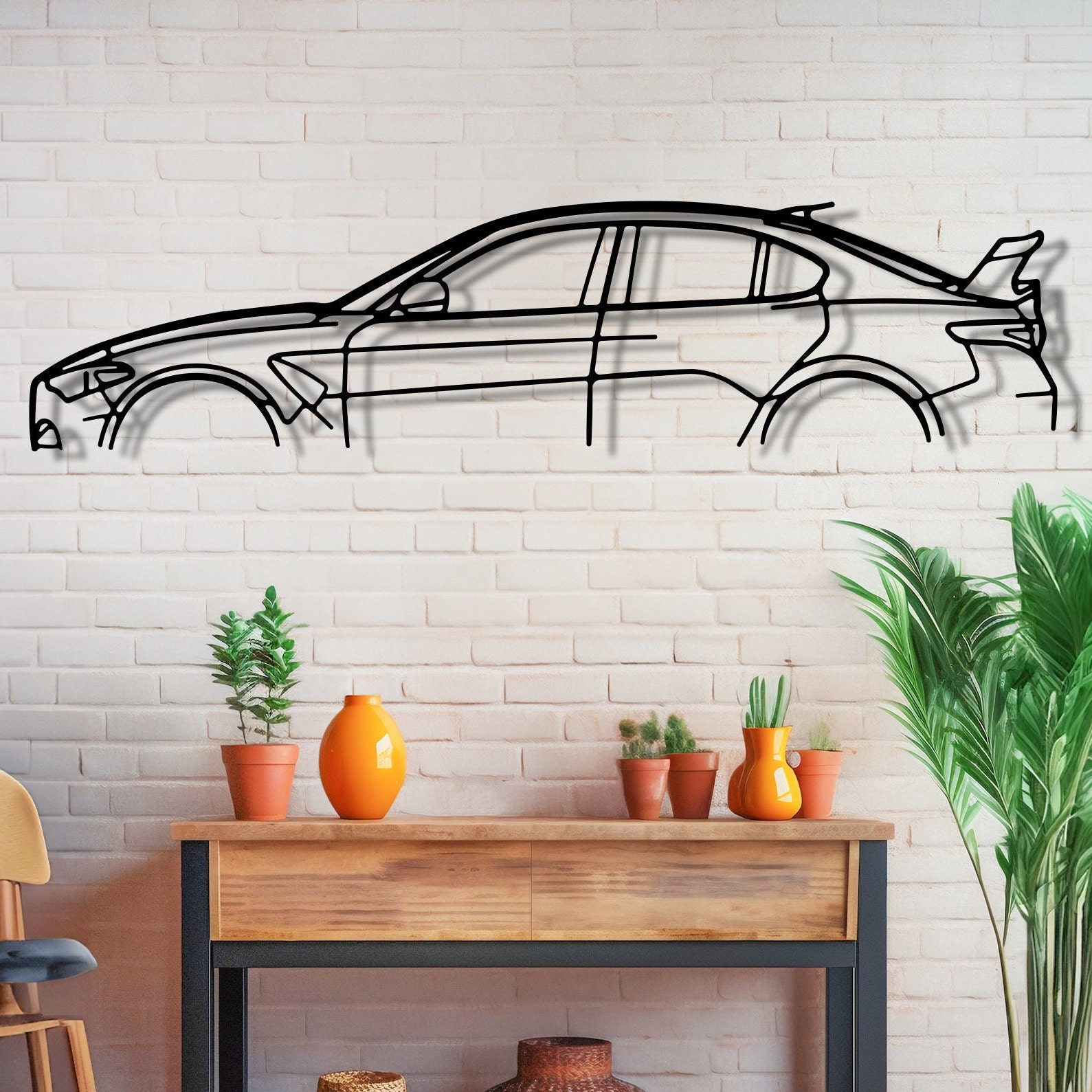 Giulia Gtam Metal Wall Art, Car Garage Wall Sign, Racing Automobile Decor, Car Lovers Men Gift