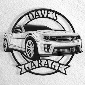 2015 Camaro ZL1 Metal Sign, 2016 Camaro, Camaro Accessories, Camaro Garage, ZL1 Camaro, Personalized Camaro, Chevy Accessories , Chevy gift