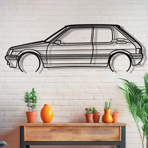 Custom Metal  Wall Art, Car Garage Wall Sign, Racing Automobile Decor, Car Lovers Men Gift