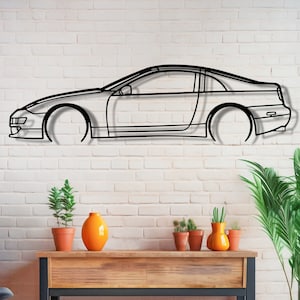 300ZX Metal Wall Art, Car  Garage Wall Sign, 300ZX Accessories, 300ZX Decor, Car Lovers Men Gift, 300ZX Garage