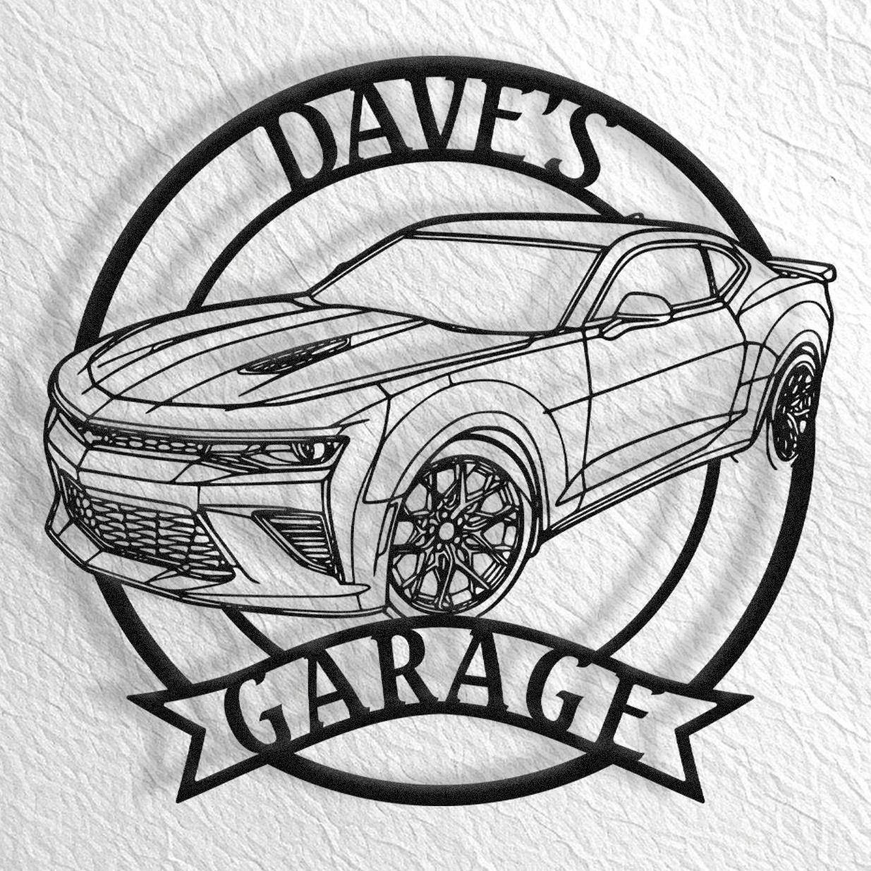 2016 Camaro SS Metal Sign, 2016 Camaro, Camaro Accessories, Camaro Garage, Camaro Gift, Personalized Camaro, Chevy Accessories , Chevy gift