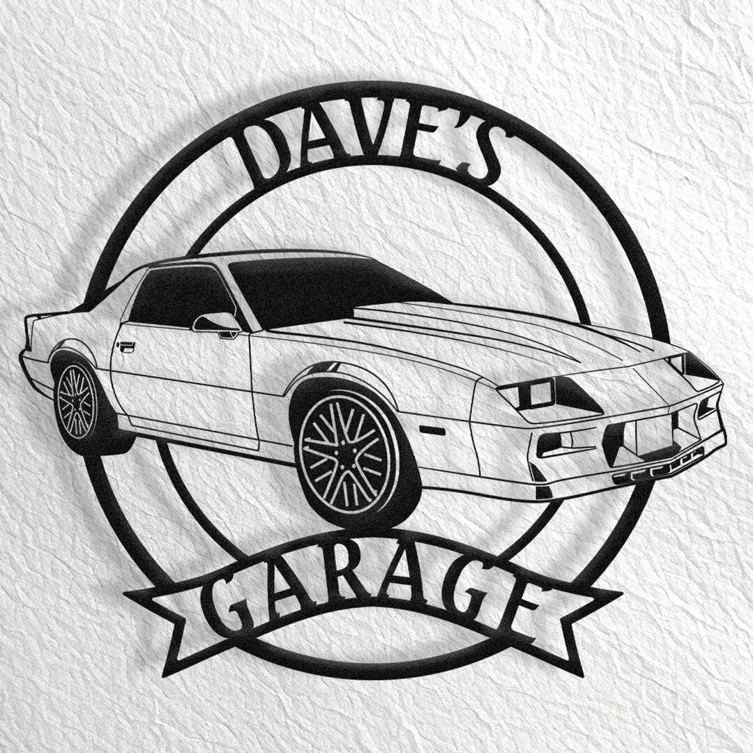 1982 Camaro Z28 Metal Sign, Camaro Art, Camaro Decor, Camaro