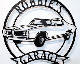 1968 Pontiac GTO Hardtop Metal Sign, 1968 Pontiac GTO, Pontiac Accessories, Pontiac Garage Sign, Pontiac Gift, Pontiac, Pontiac GTO Hardtop