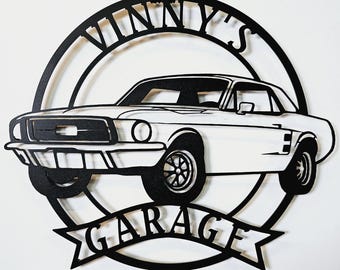 1967 Ford Mustang Coupe Wall Art, Mustang Garage, Mustang 1967, Mustang Decor, Mustang Accessories, 67 Mustang, Mustang Gift, 1967 ford