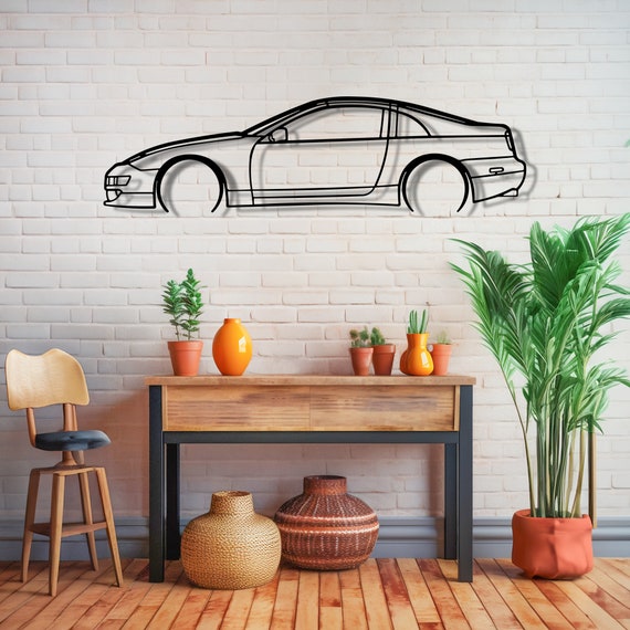 300ZX Metal Wall Art, Car Garage Wall Sign, 300ZX Accessories