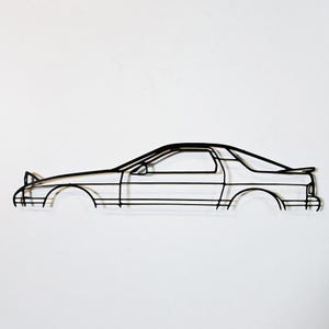 Mazda RX-7 FC GTU Metal  Wall Art, Car Garage Wall Sign, Racing Automobile Decor, Car Lovers Men Gift, Mazda RX7