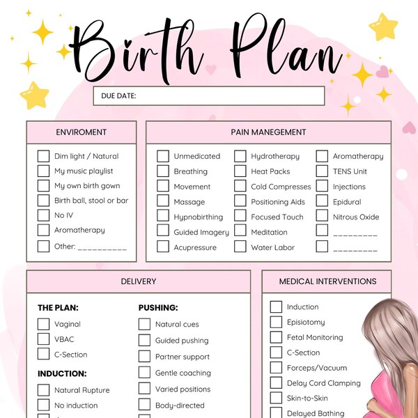 Birth Planner: Navigate Your Special Journey with Care and Attention