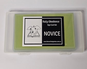 ANKC Novice Rally Sign Cards