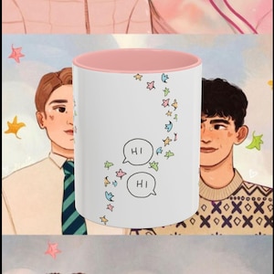 Heartstopper Coffee Mug, Mug, Love Cup, Romantic Tea Mug, Valentine's Day Gift, Ceramic Drinkware, Hot Beverage Mug