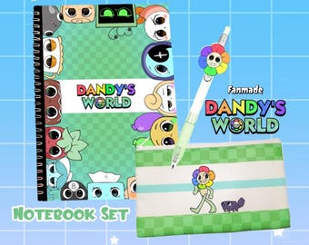 Preorder - Dandys World - Fanmade Notebook Set