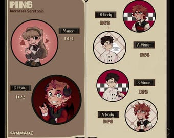 1 inch Fanmade Investigrave Buttons! [Deadplate, Coldfront, Elevator Hitch]