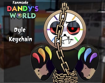 Preorder - Dandys World Fanmade Twisted Dyle Shaker Keychain