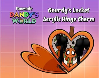 Dandys World - Gourdys Locket - 3in Hinge Acrylic Charm