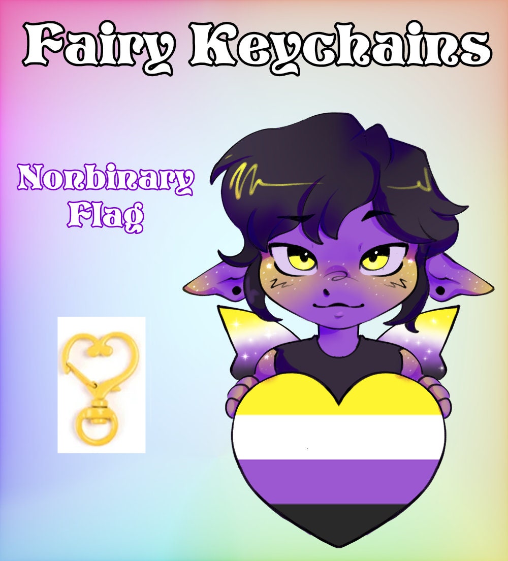 Preorder - Colorful Fairy Keychains! 3in Epoxy - Etsy