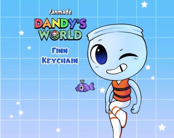 Pre-order - Fanmade Acrylic Finn Keychain