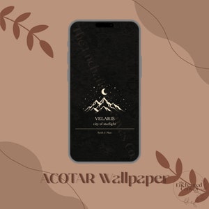 ACOTAR Inspired iPhone Wallpaper