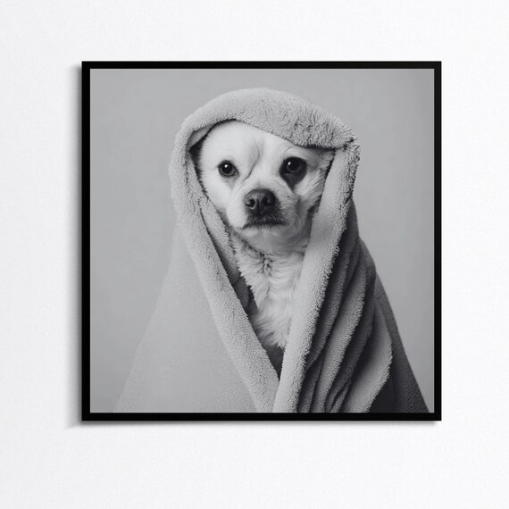 DOG Poncho Towel in White DOG Poncho Towel in White