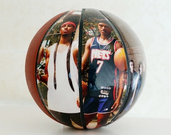 Custom Basketball, Personalized Basketball Team Gift, Customize Athletic Gift, Personalize Photos Design Print Basketball