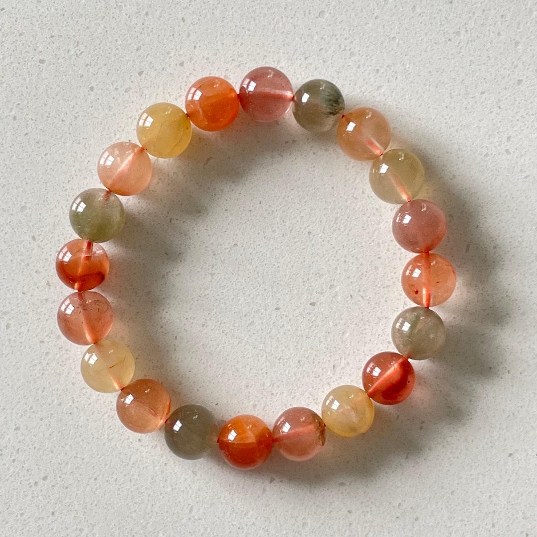 Fu Lu Shou Bracelet 10mm, Crystal for Good Fortune, Status