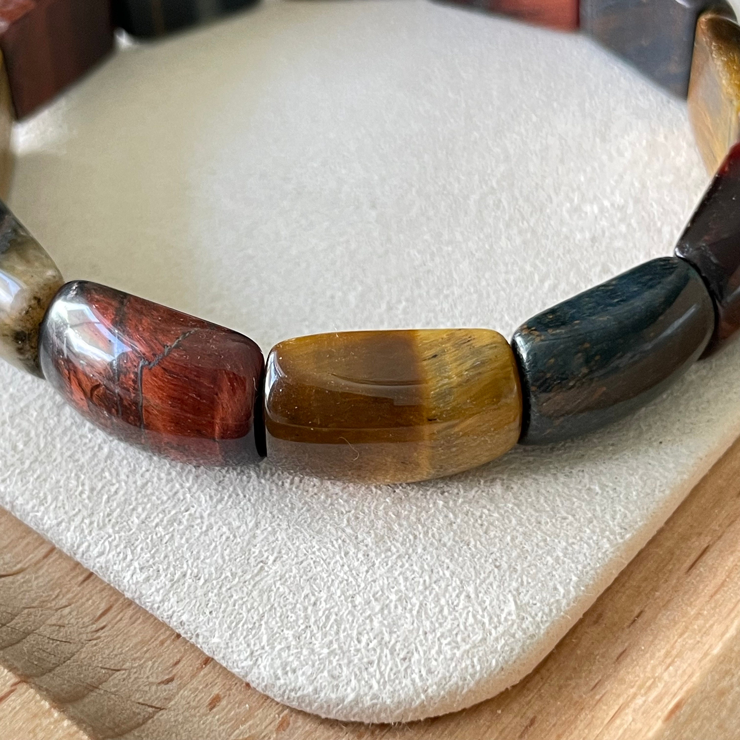 Bracciale Di Cristallo Curativo Da 8mm Con Perline Elastiche - Foto 4