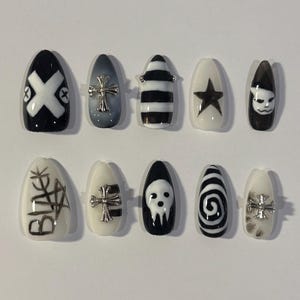 Soul Eater Press-on Nails