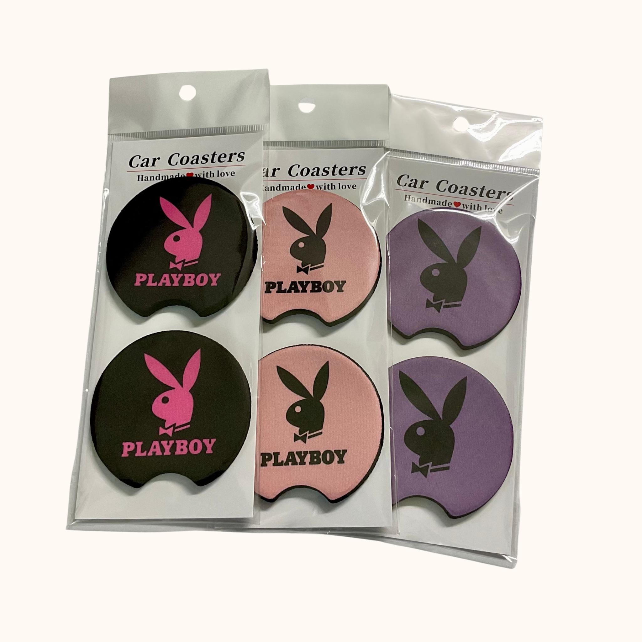 Pink Playboy Bunny License Plate – Metal Aluminum Novelty Tag, USA Made