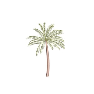 Palm Embroidery Design, Digital File, 3 sizes
